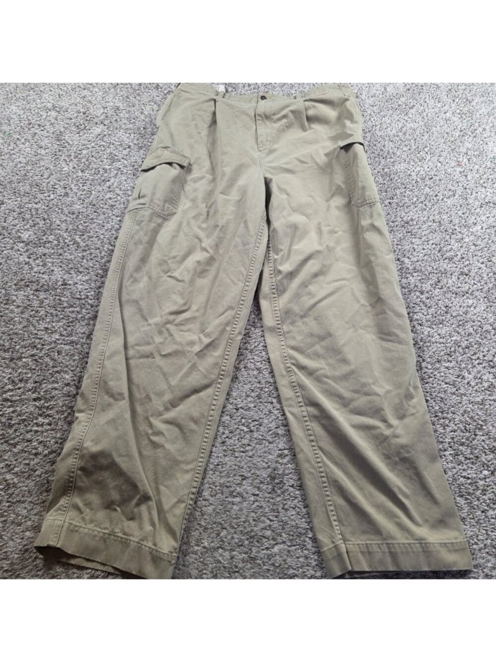Vintage Y2K Abercrombie Fitch Cargo Pants Mens 38x34 Tan Brown Pockets